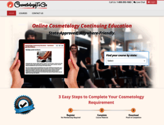 cosmetologytogo.com screenshot