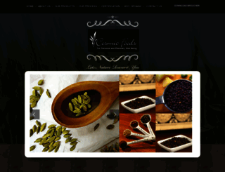 cosmic-foods.com screenshot