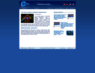 cosmic-software.com screenshot