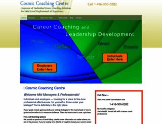 cosmiccoachingcentre.com screenshot