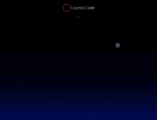 cosmiccode.blog screenshot