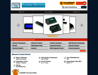 cosmicdevices.com screenshot