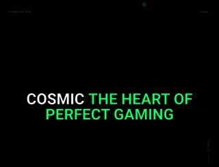 cosmicesports.com screenshot