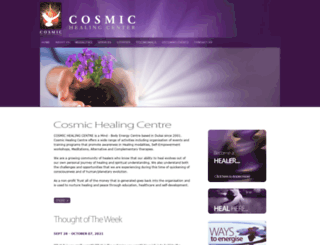 cosmichealingcentre.org screenshot