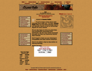 cosmicpaths.com screenshot