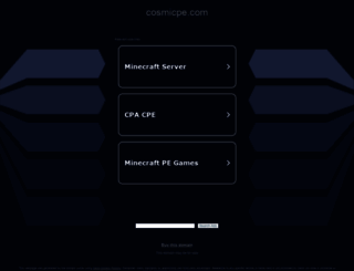 cosmicpe.com screenshot