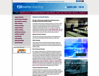 cosmocleaning.co.uk screenshot