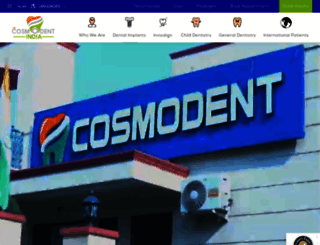 cosmodentindia.com screenshot
