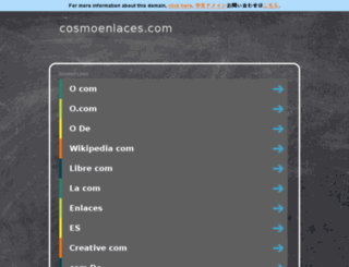 cosmoenlaces.com screenshot