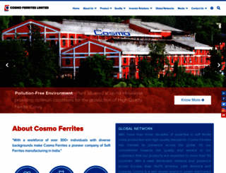 cosmoferrites.com screenshot