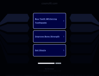 cosmofit.com screenshot