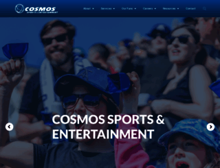 cosmossports.com screenshot