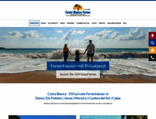 costa-blanca-ferien.de screenshot
