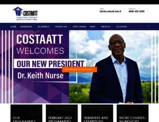 costaatt.edu.tt screenshot
