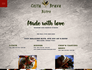 costabravabistro.com screenshot