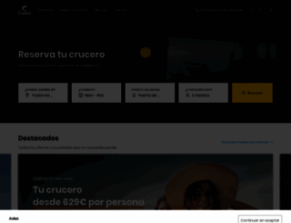 costacruceros.es screenshot