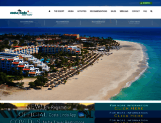 costalinda-aruba.com screenshot