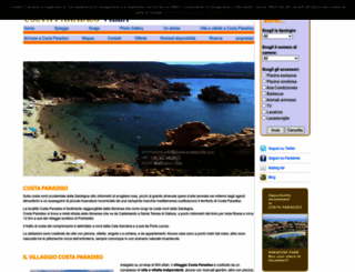 costaparadisovilla.com screenshot
