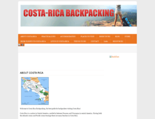 costaricabackpacking.com screenshot