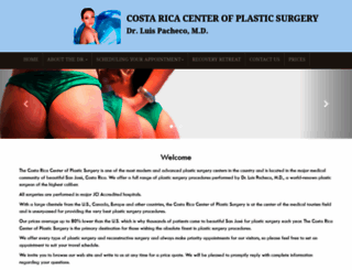 costaricacenterofplasticsurgery.com screenshot