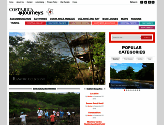 costaricajourneys.com screenshot