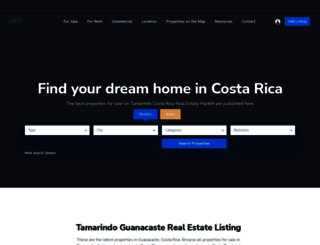 costaricapropertysales.com screenshot