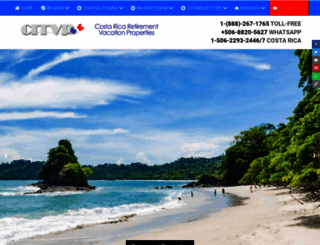 costaricaretirementvacationproperties.com screenshot