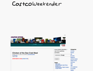 costcoweekender.com screenshot