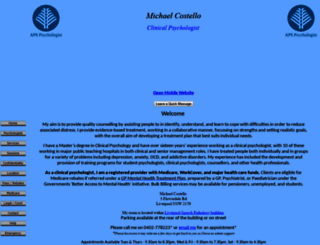 costellopsychology.com screenshot