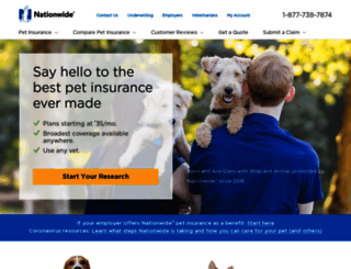 costofcare.petinsurance.com screenshot