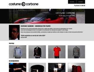 costumecarbone.com screenshot