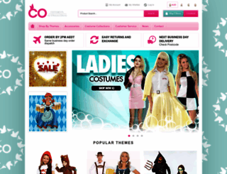 costumesinaustralia.com.au screenshot