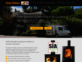 cosy-stoves.co.uk screenshot