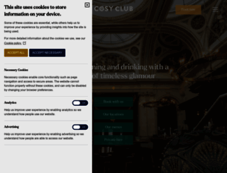 cosyclub.co.uk screenshot