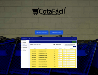 cotafacil.net screenshot