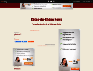 cote-du-rhone-news.over-blog.com screenshot