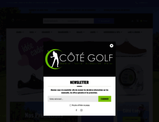 cote-golf.com screenshot