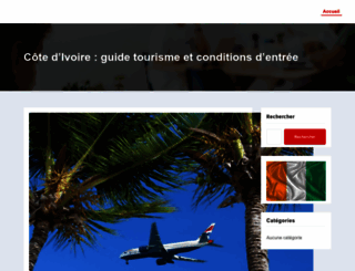 cote-ivoire-tourisme.com screenshot