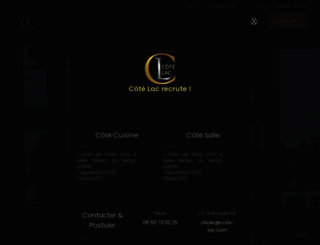 cote-lac.com screenshot