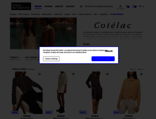 cotelac.placedestendances.com screenshot