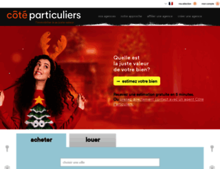 coteparticuliers.com screenshot