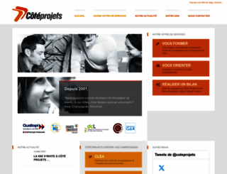 coteprojets.org screenshot