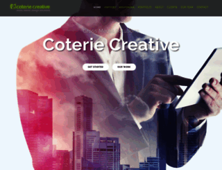 coteriecreative.co.uk screenshot