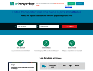 cotransportage.fr screenshot