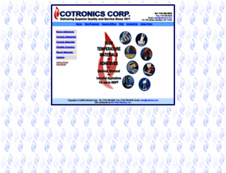 cotronics.com screenshot
