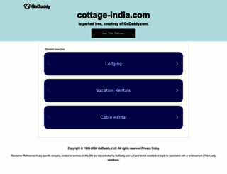 cottage-india.com screenshot