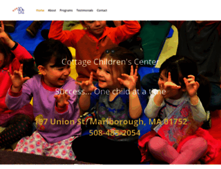 cottagechildrenscenter.com screenshot