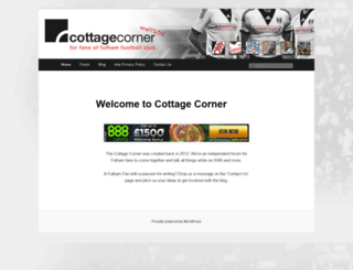 cottagecorner.org screenshot