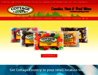 cottagecountrycandies.com screenshot