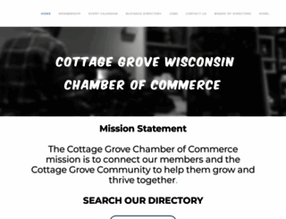 cottagegrovechamber.com screenshot